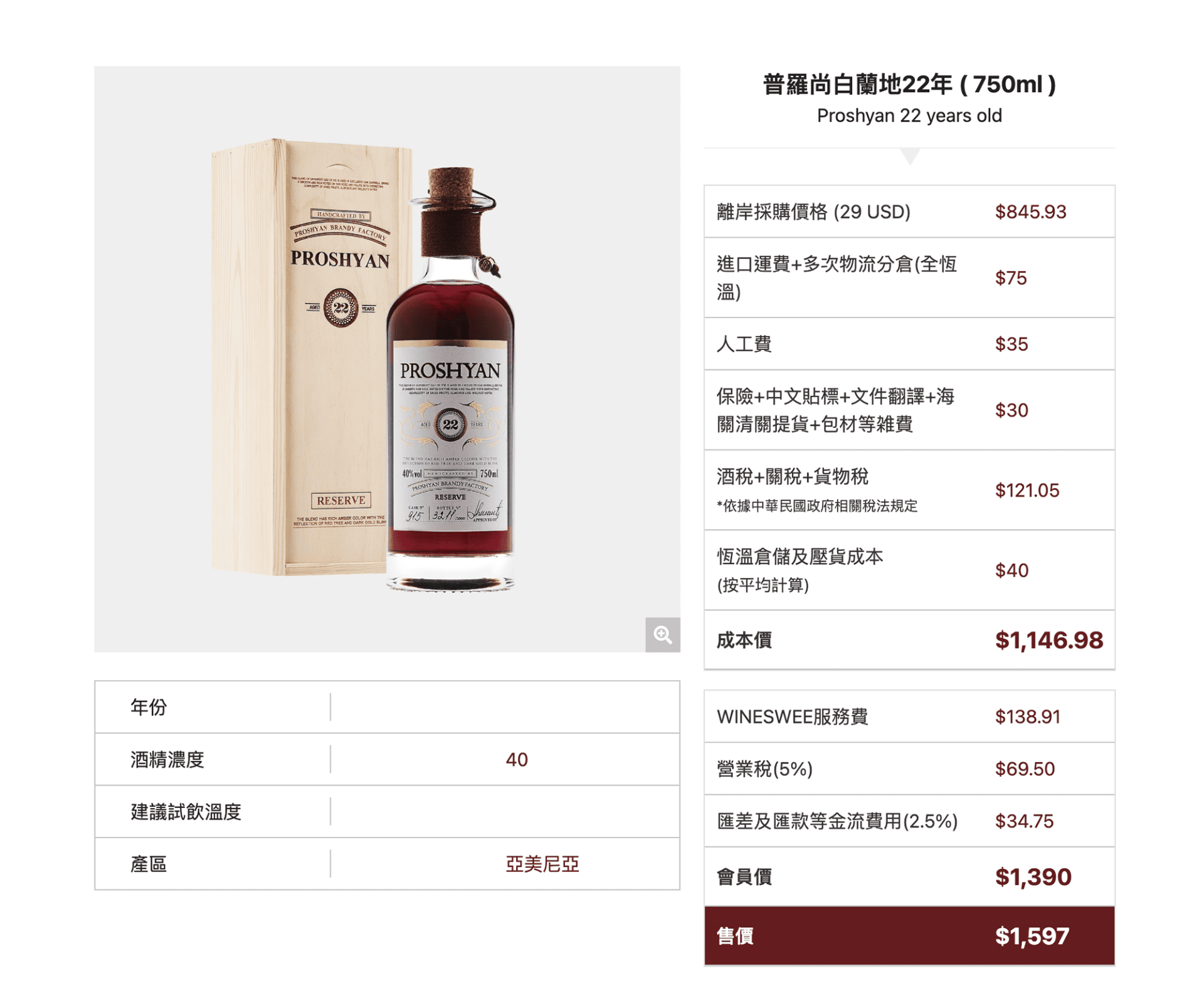 威士威品牌特色與優勢：價格透明